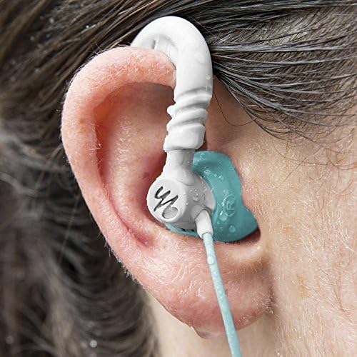 JBL Yurbuds Focus 200 Behind-the-Ear Sport Kopfhörer (Flexiblem Ohrbügel, TwistLock Technologie, Qui