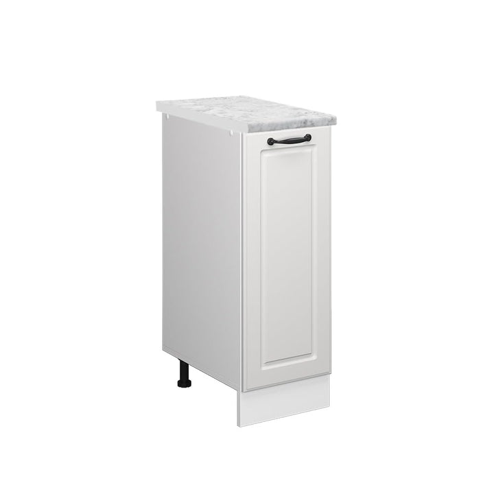 Vicco Unterschrank für die Küche R-Line, Weiss Landhaus/Weiss, AP Marmor Weiss Landhaus Apothekersch