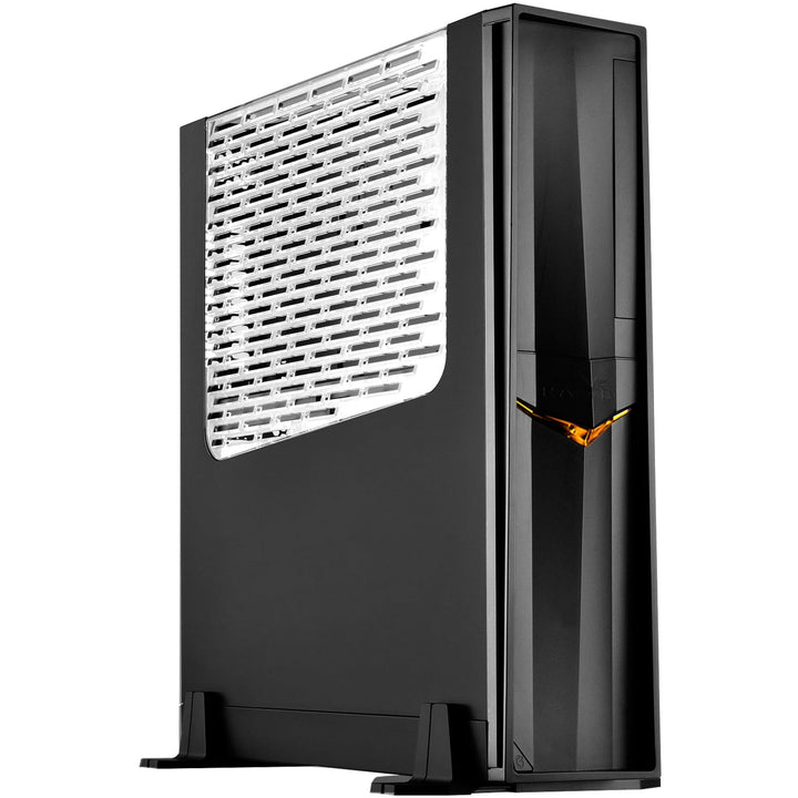 Silverstone SST-RVZ02B-W - Raven Mini-ITX schmales Gaming Computer Gehäuse mit Fenster, schwarz