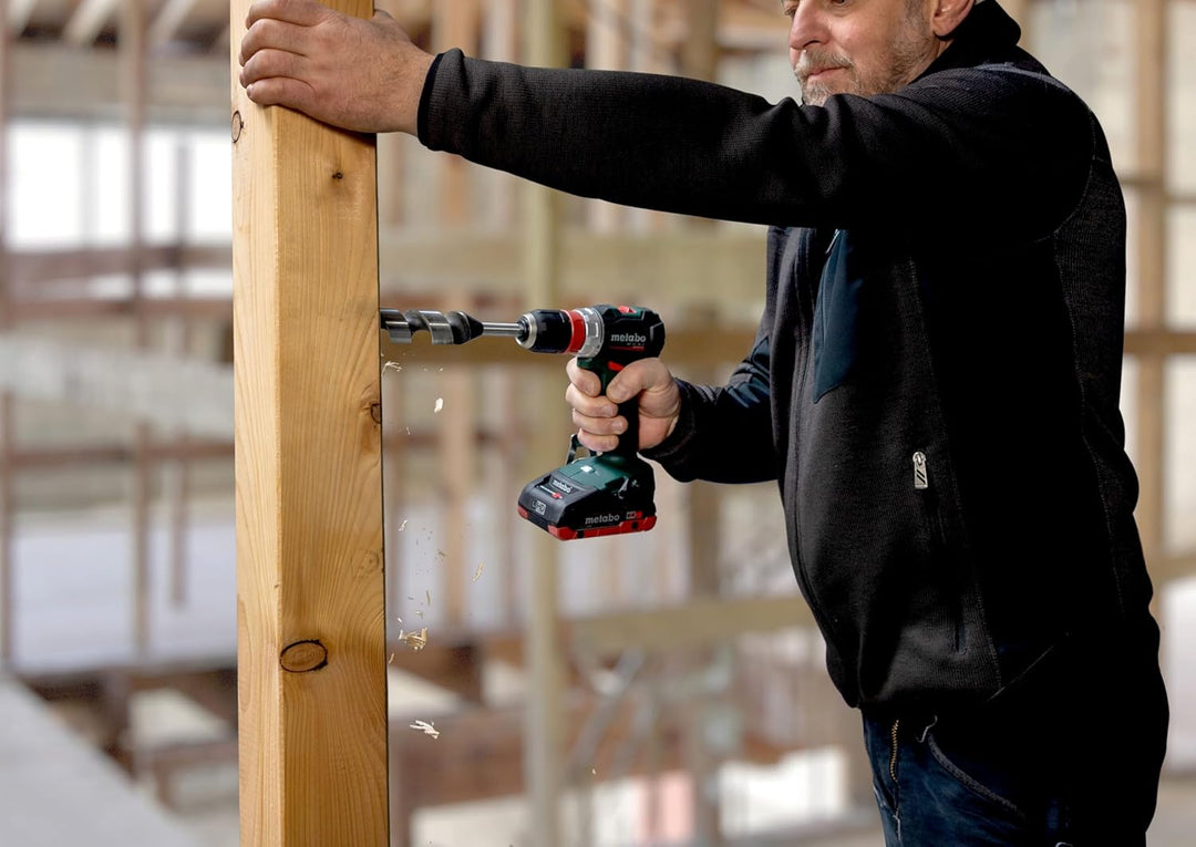 metabo Akku-Bohrschrauber BS 18 L BL Q - 18 V, 65 Nm Drehmoment - Brushless Motor, LED-Licht, Schnel