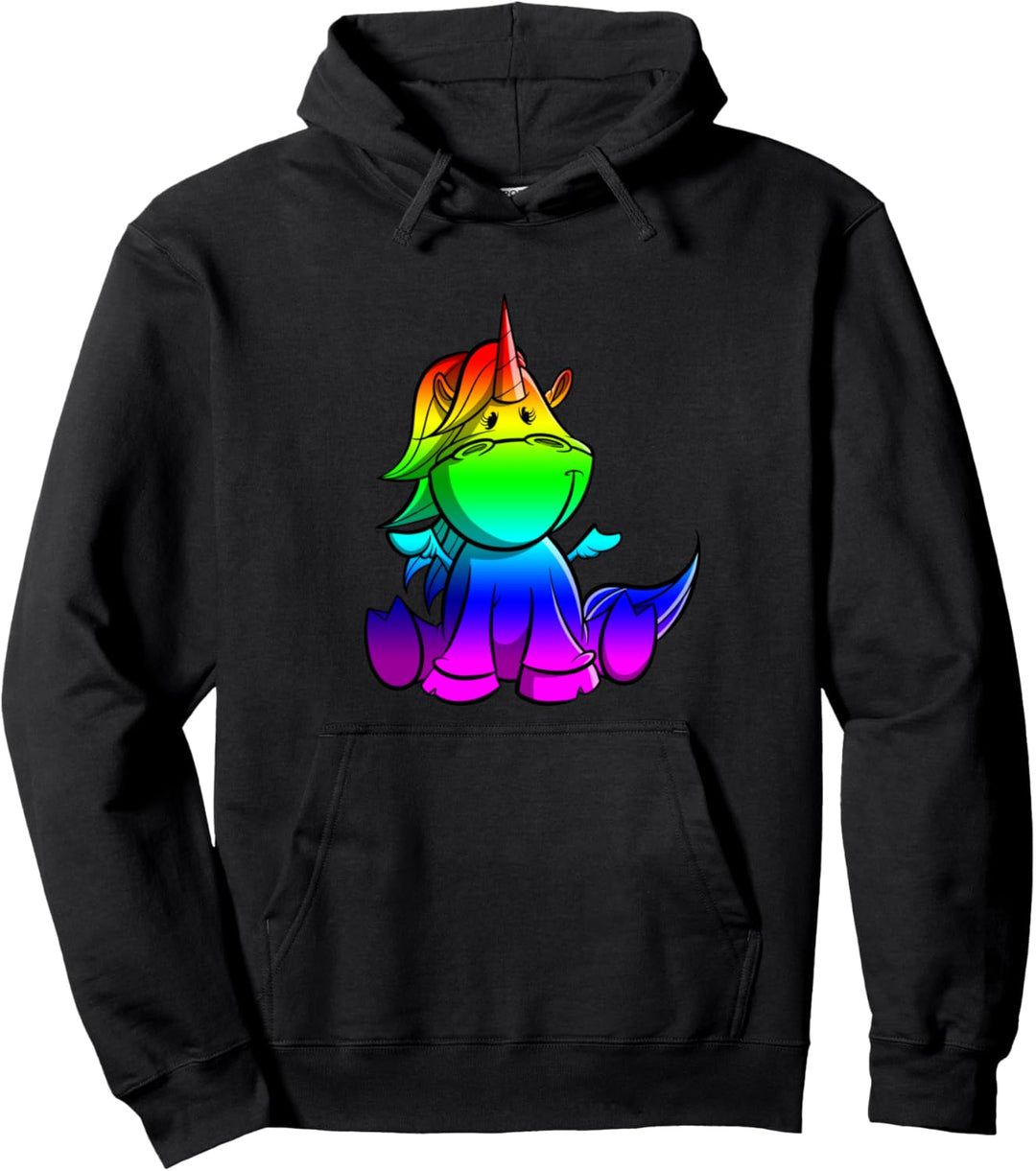 Gay Pride Toleranz Einhorn Regenbogen LGBTQ LGBT Pullover Hoodie