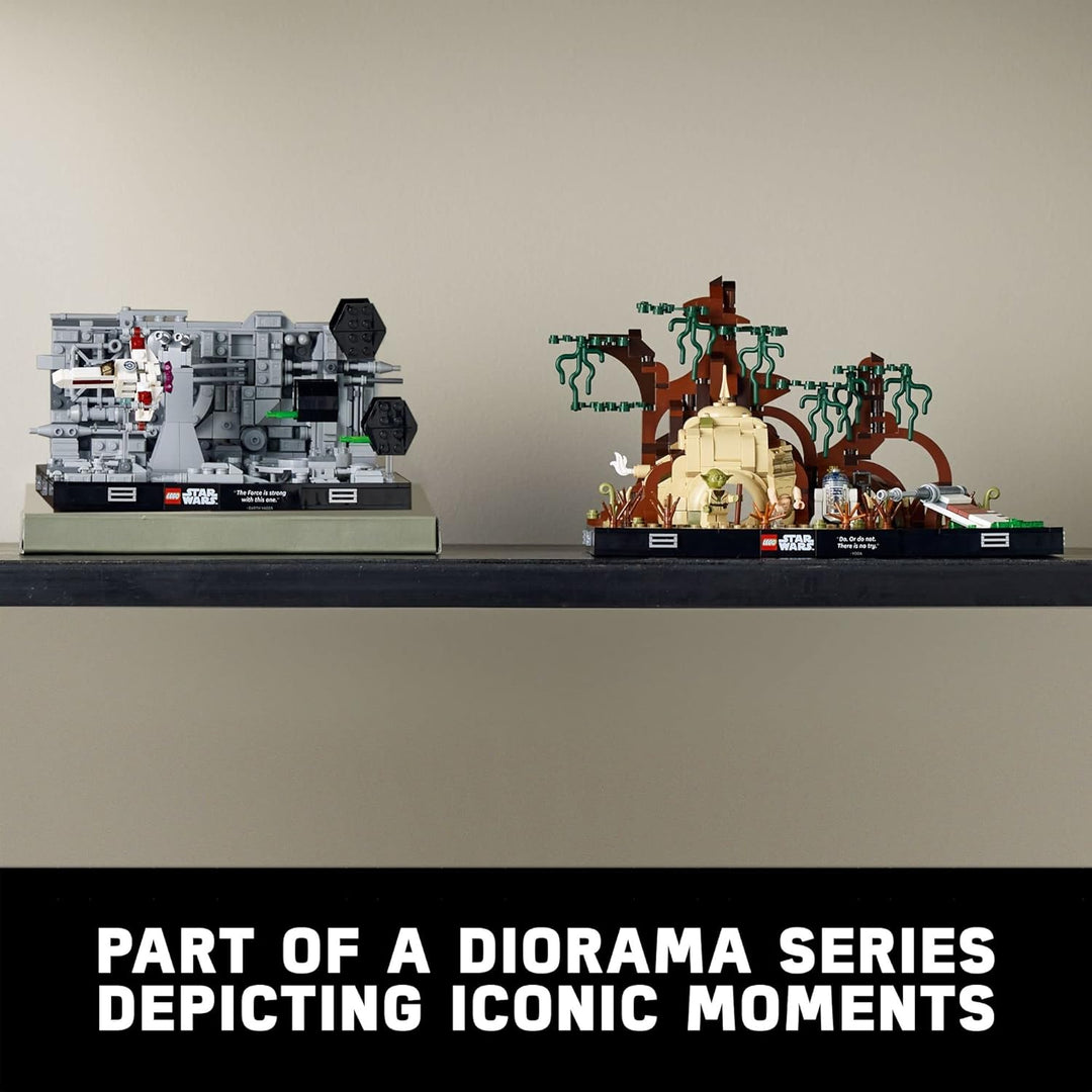 LEGO Star Wars Dagobah Jedi Training Diorama 75330 Building Kit for Adults; Brick-Built Collectible