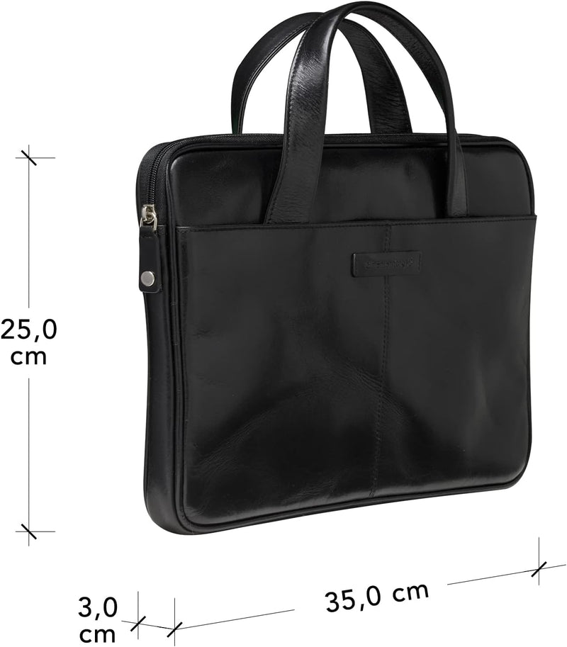 dbramante1928 - Silkeborg Laptoptasche für Damen & Herren 13 Zoll - Tasche mit Zwei strukturierten L