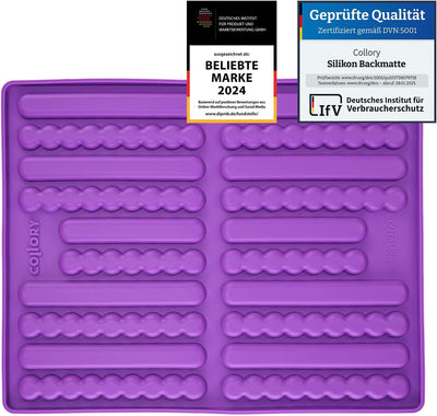 Collory Silikon Backmatte medium Riegel (16 cm), Knabberstangen, Kaustangen als Hundekeks, Sticks, B