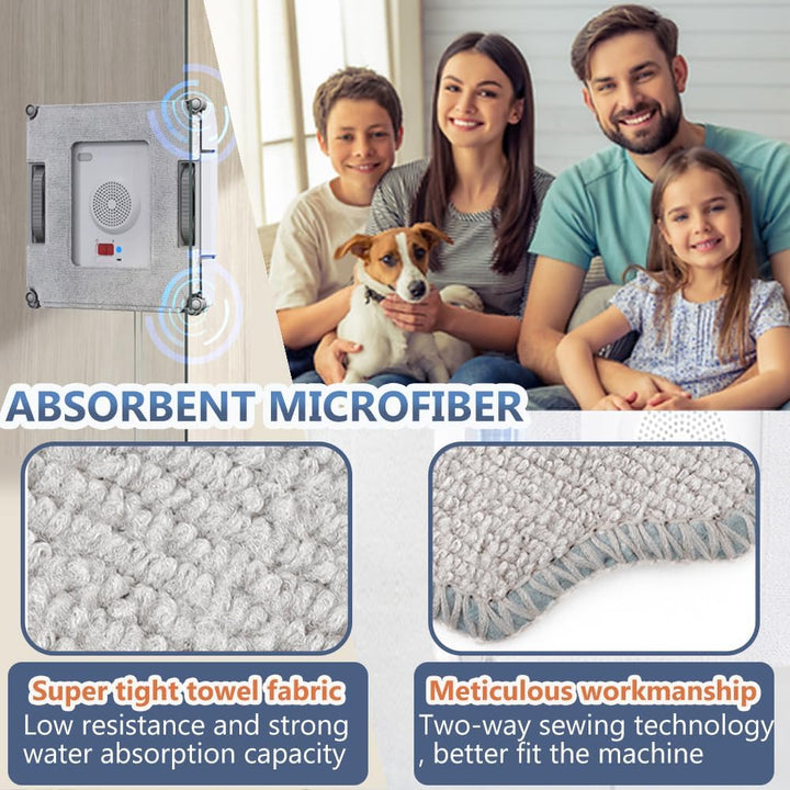 16 Stück Reinigungspad für ECOVACS WINBOT W2 PRO / W2 PRO Omni | W2 Omni / W2 / W1 Pro / W1 Fensterp
