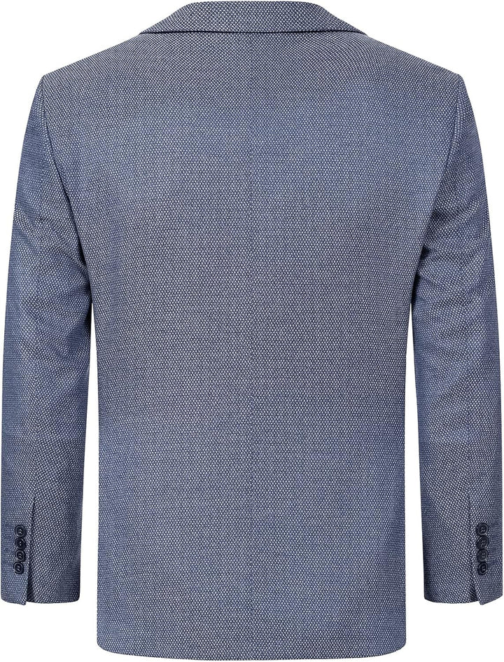 Indumentum Herren Sakko Blazer IJS-100 S Blau, S Blau