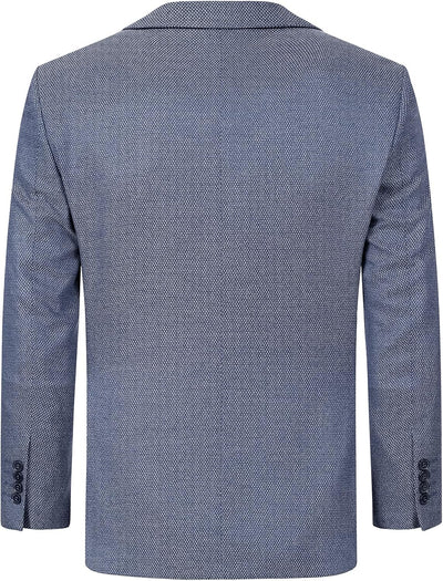 Indumentum Herren Sakko Blazer IJS-100 S Blau, S Blau