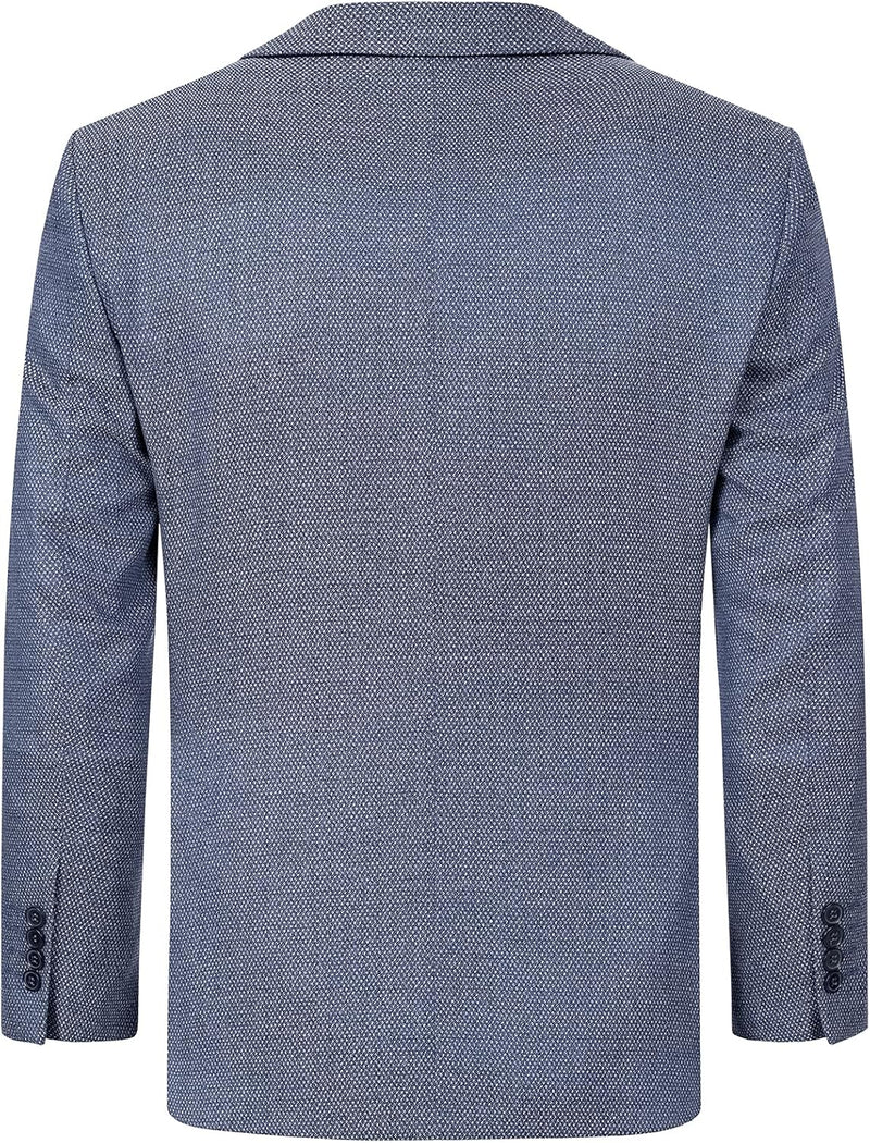 Indumentum Herren Sakko Blazer IJS-100 S Blau, S Blau