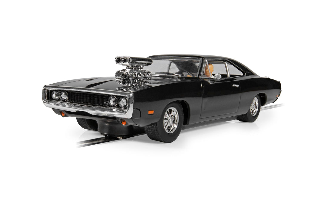 Scalextric C4573 The Fast and The Furious - Dodge Charger - Dom Toretto Slotcar, Schwarz