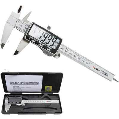 Digitaler Messschieber Schieblehre,Vodlbov 150mm/6 Zoll Hochpräzise Edelstahl schiebelehren digital