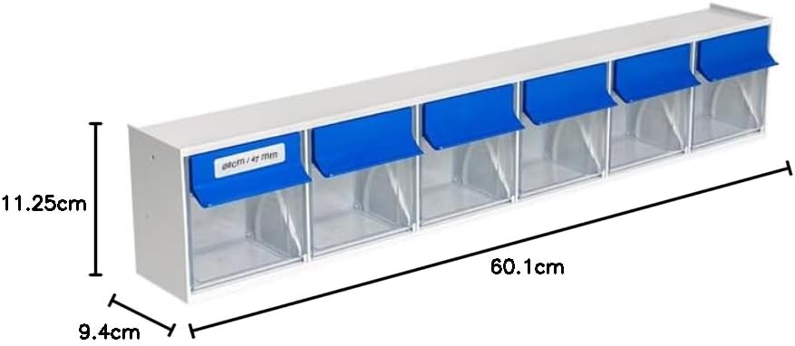 hünersdorff Klarsichtbehälter/Aufbewahrungsbox/Riegel für ein optimales MultiStore-Lagersystem im Ba