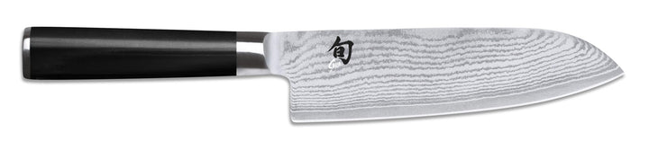 KAI Shun Classic Santoku 18 cm Klingenlänge - Damastmesser 32 Lagen VG MAX Kern - 61 (±1) HRC - Pakk