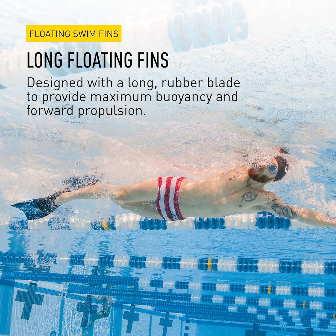 FINIS Long Floating Fins for Swimming and Snorkeling M - EU 37-39 Floating 1.05.037, M - EU 37-39 Fl