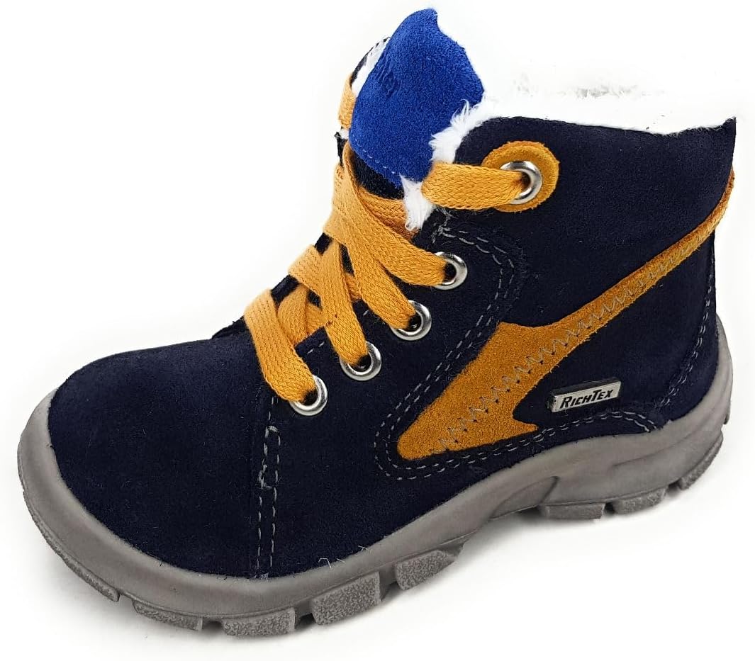 Richter Kinderschuhe Jungen Charly2 Schneestiefel 25 EU Atlantic Golden Lago, 25 EU Atlantic Golden