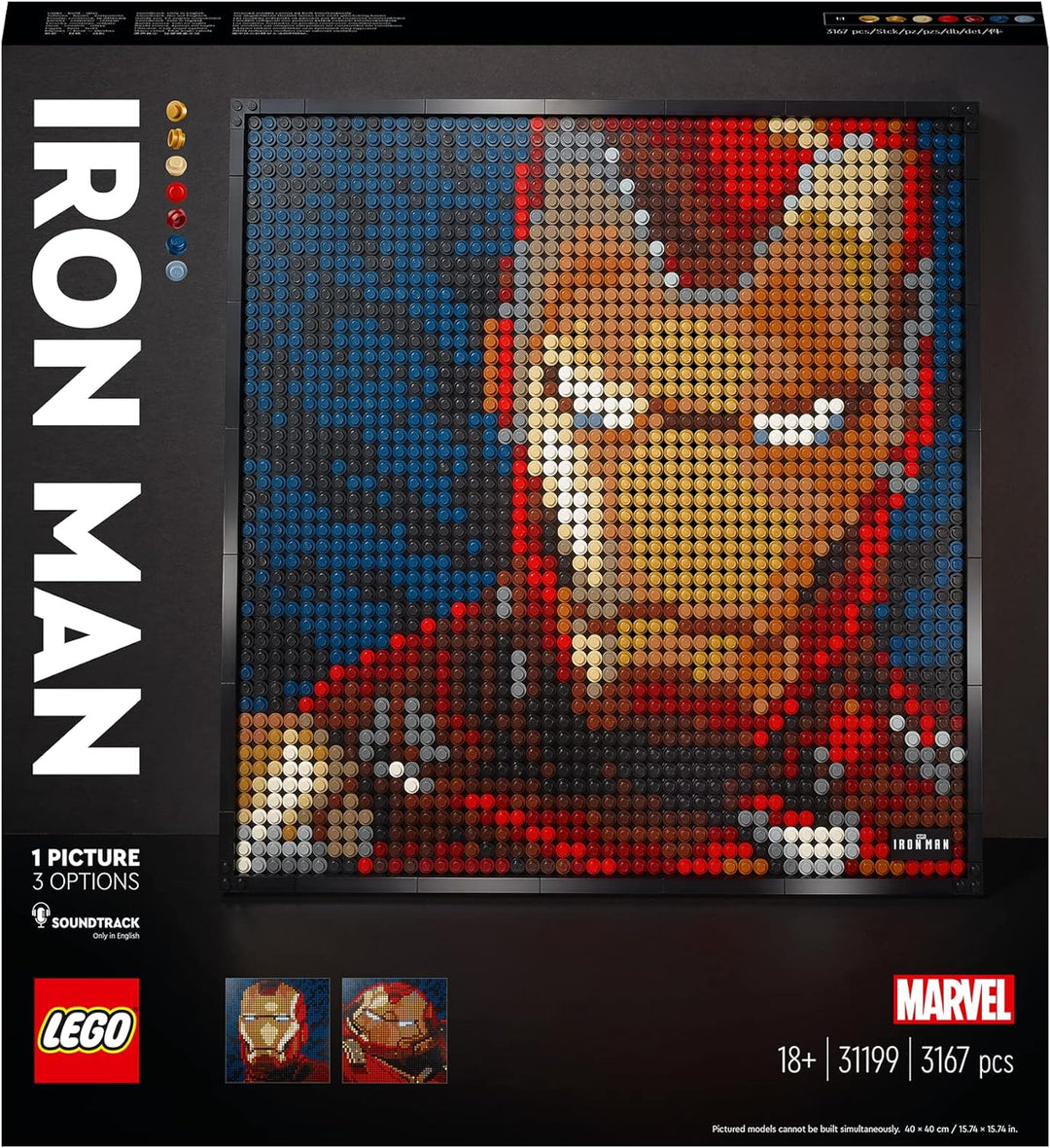 LEGO 31199 Art Marvel Studios Iron Man - Kunstbild