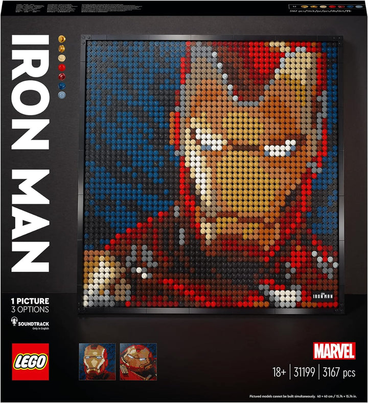LEGO 31199 Art Marvel Studios Iron Man - Kunstbild