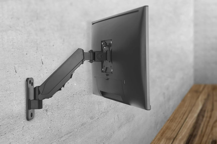 DIGITUS Monitor-Wandhalterung mit Gasdruckfeder - für 17-32 Zoll Bildschirme - 8 kg max Belastung -