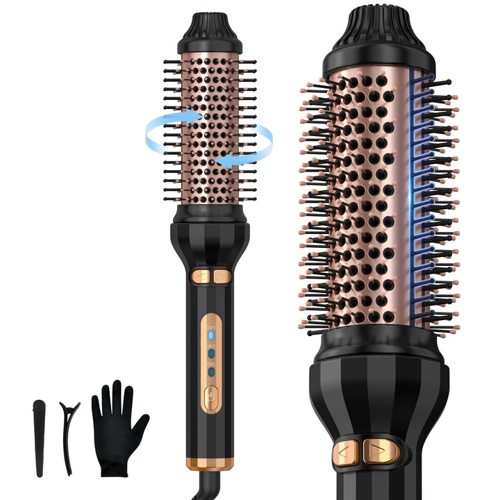 Thermal Brush, Haarpflege Thermobürste, Multifunktionaler Hairstyler, 40 mm automatischer Lockenstab