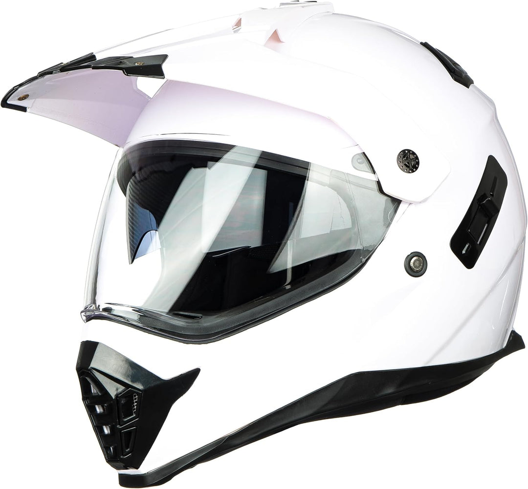 JIEKAI Adventure Helme Motocross Helm Sicherheitsnorm ECE 22.05 Motorradhelme,Roller Ski ATV Helm L