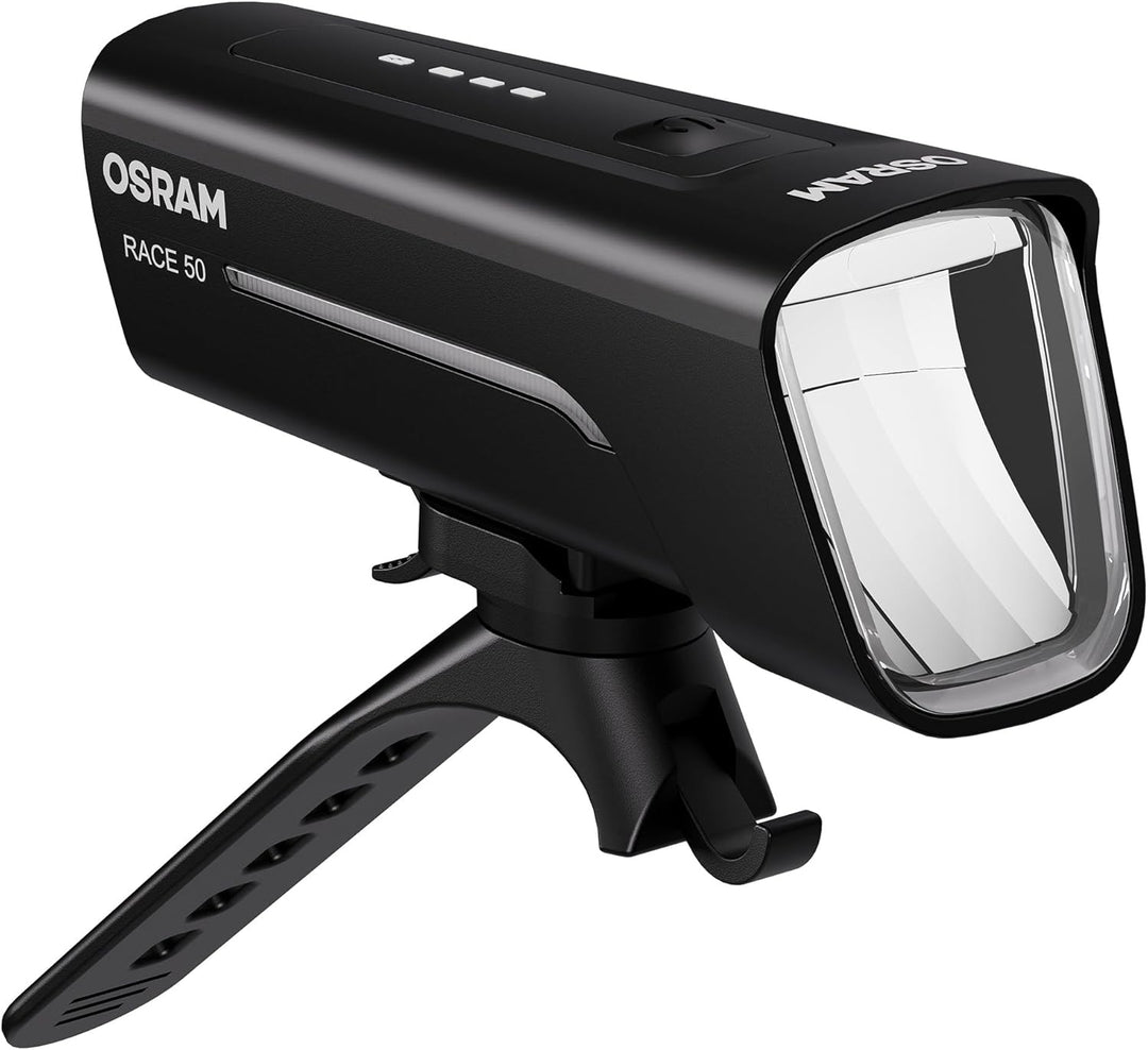 OSRAM LEDsBIKE Race 50 Set, wiederaufladbares Fahrradlichtset, StVZO-zugelassenes Front- und Rück-LE