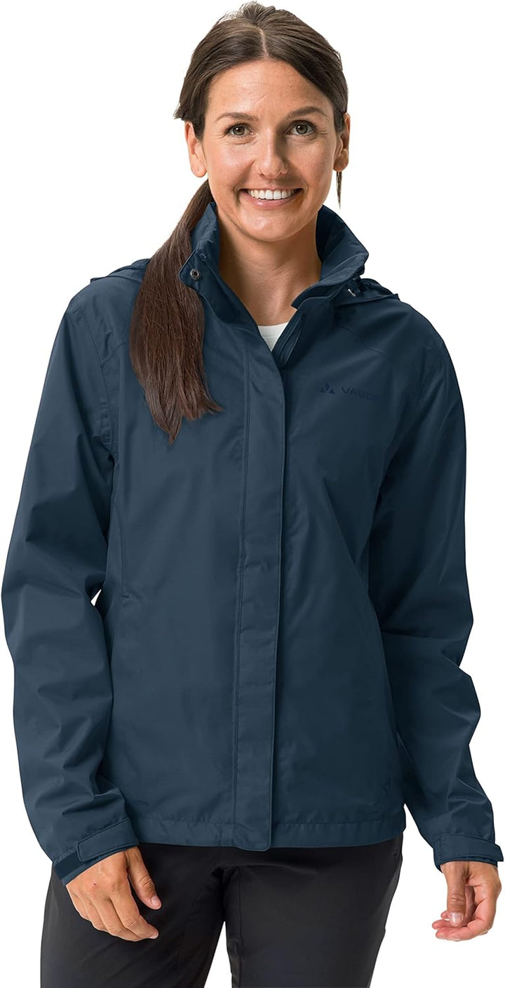 VAUDE Escape Bike Light Regenjacke Damen – Gefütterte Regenjacke mit 2-Lagen Membran, reflektierende