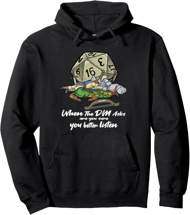 Retro Tabletop Gaming Product Fantasie D20 Würfel Pullover Hoodie