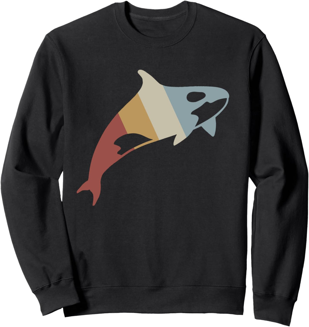 Orca Retro Style Vintage Sweatshirt