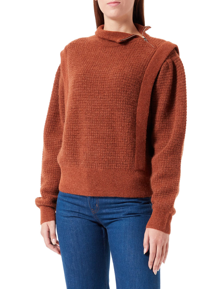 BOSS Damen C_farmenia Sweater, Medium Brown