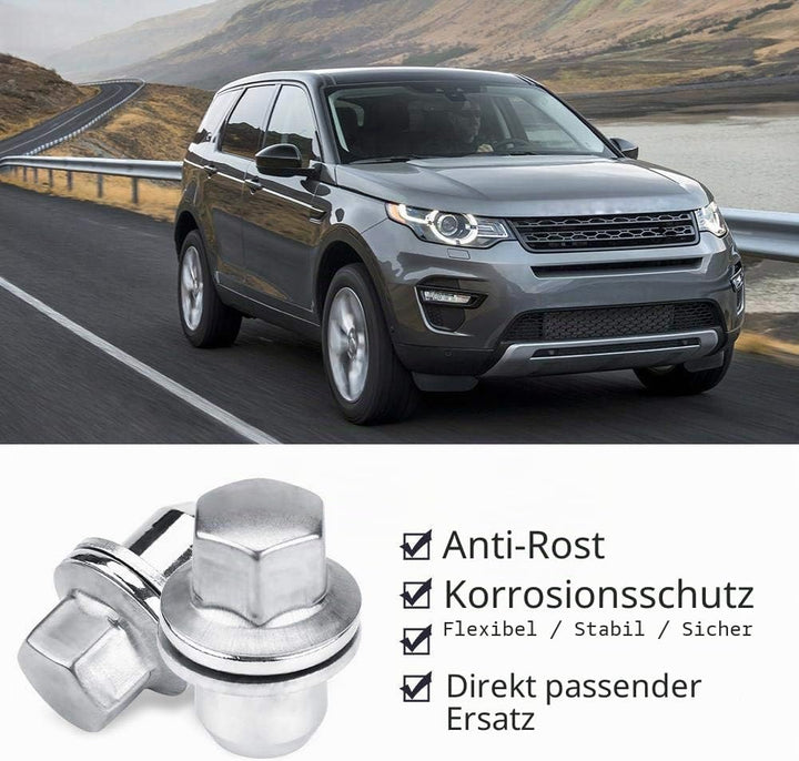 Auto-Radmuttern, 20 Stück, Auto-Radmuttern, Edelstahl, hohe Festigkeit, für Land Rover Discovery 3,