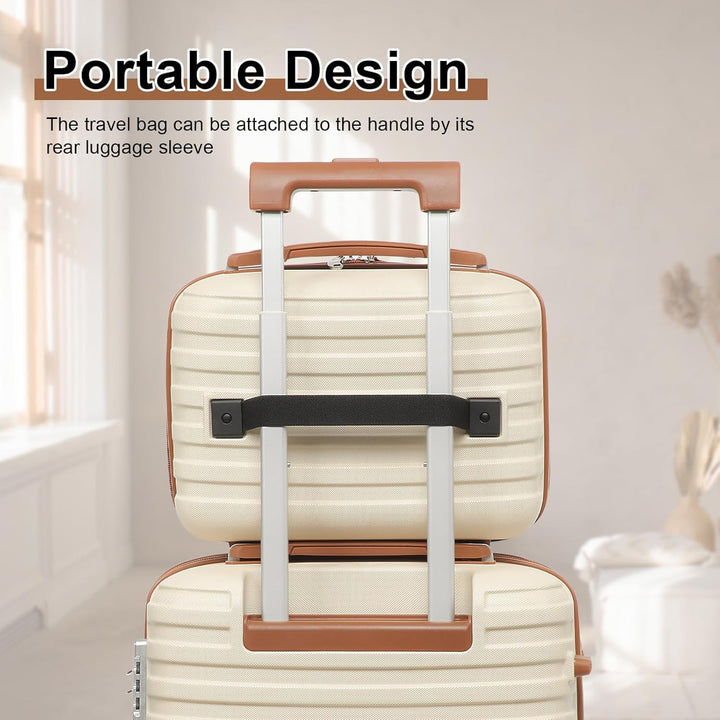Joyway Gepäckset Weiss / Braun Carry-On 20-Inch, Weiss / Braun Carry-On 20-Inch