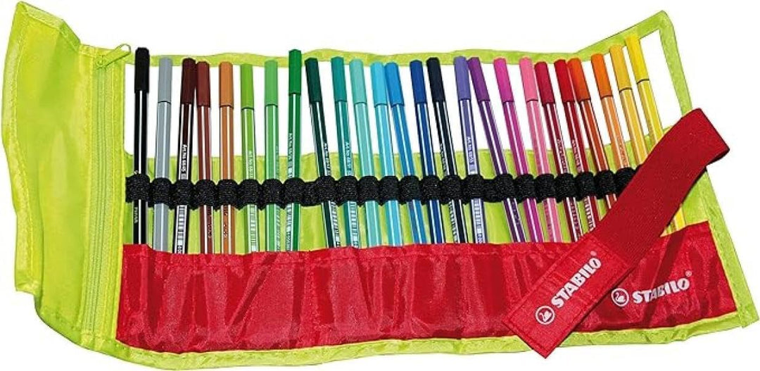 Premium-Filzstift - STABILO Pen 68 - 25er Rollerset - mit 25 verschiedenen Farben, 25er Rollerset