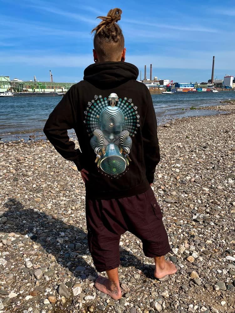 Om Bell Goa Hoodie schwarz (S), S