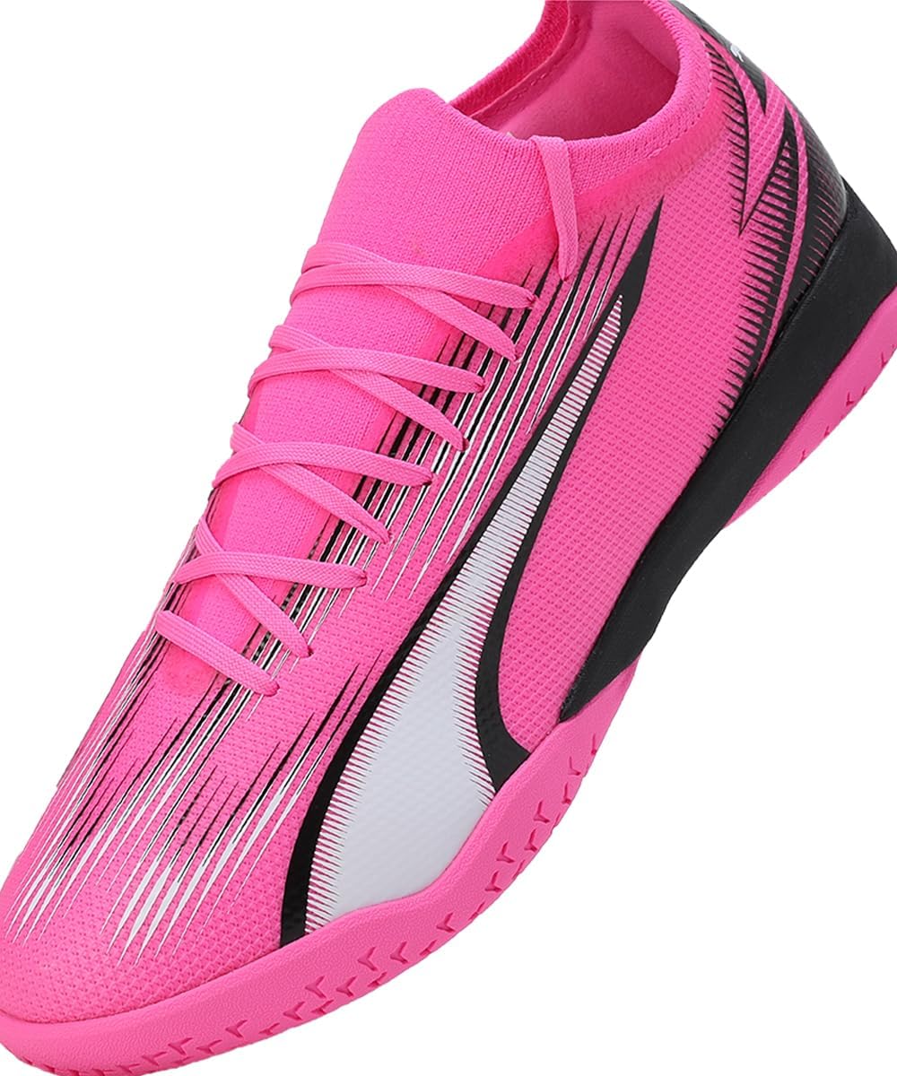 Puma Herren Ultra Match ItFussballschuh 42.5 EU Poison Pink Puma White Puma Black, 42.5 EU Poison Pi