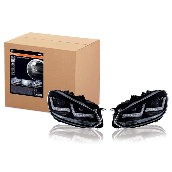 Osram LEDriving XENARC Golf VI Schwarz, LED, Scheinwerfer, LEDHL102-BK, 12V, 1 Set (2 Scheinwerfer,