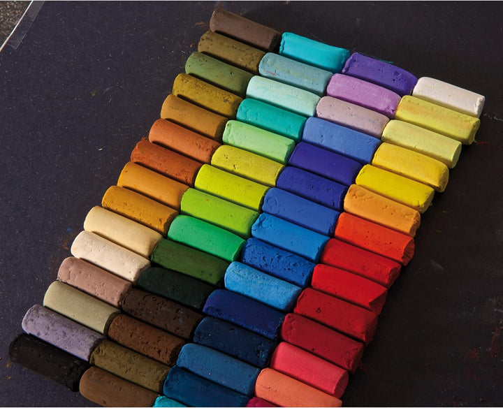 SENNELIER Extraweiches Pastell-Halbstäbchen-Set, 60 Stück (1 Stück), mehrfarbig 60 stück (1er Pack),