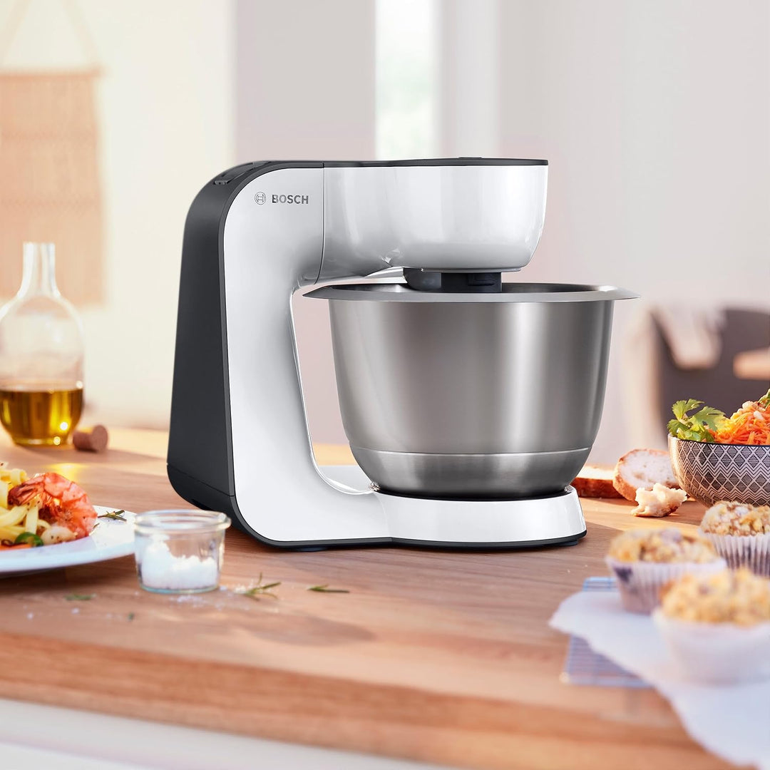 Bosch MUM54A00 Küchenmaschine Express Programm, Weiss Single, Single