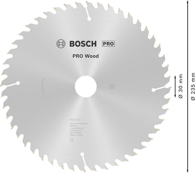 Bosch Accessories Bosch Professional 1x Kreissägeblatt Optiline Wood (Sägeblatt für Holz, Ø 235 x 30