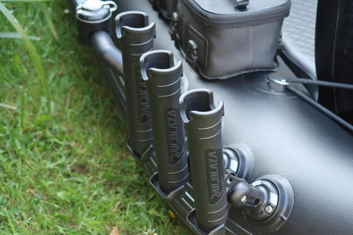 Railblaza Set 3X Rod Tube Rutenhalter + 3X Quickport + Kleber-Kit, Belly Boot