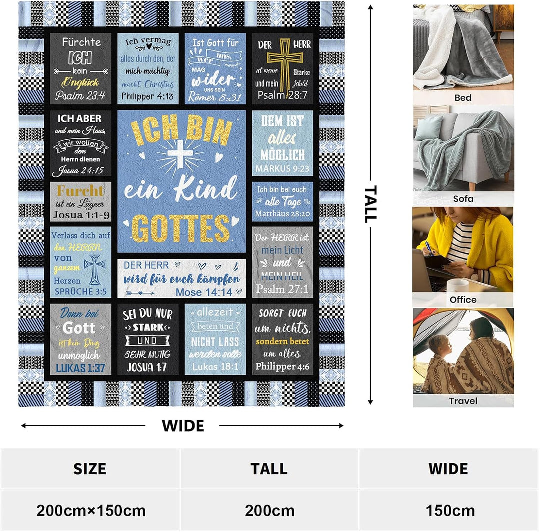 Christliche Geschenke für Frauen Männer, Taufe/Konfirmation Geschenke für Mädchen/Jungen, inspiriere