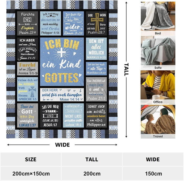 Christliche Geschenke für Frauen Männer, Taufe/Konfirmation Geschenke für Mädchen/Jungen, inspiriere