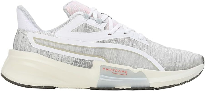 PUMA Herren Pwrframe Tr Re:Collection Gymnastikschuh, 40.5 EU Puma White Platinum Gray