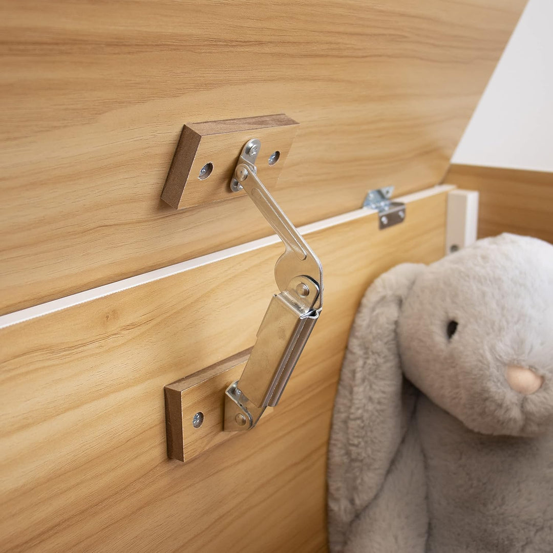 Humble Crew Journey Spielzeugkiste aus Holz mit Deckel, Spielzeugkiste für Kinder, ideal für Schlafz