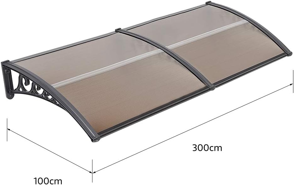 Vordach Haustür, Kunststoff, Aluminium, Pultbogenvordach, Überdachung, Transparent, Fenster Markisen