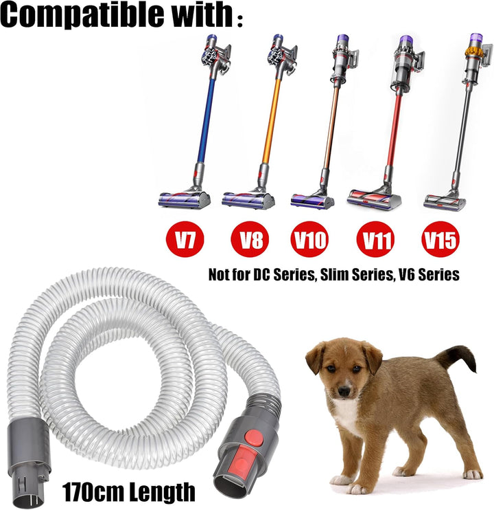 Italdos Haarschneidemaschinen-Set kompatibel mit Dyson V7 V8 V10 V11 V15 selbstreinigende Bürsten fü