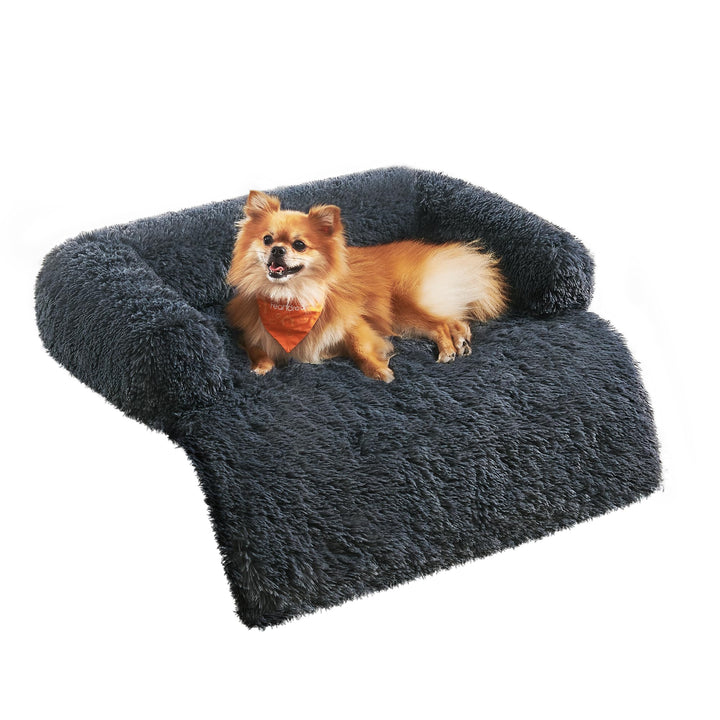 Feandrea FluffyHug Hundebett Plüsch, Hundedecke Sofa, Sofaschutz Hund, Hundekissen, Grösse M, für kl