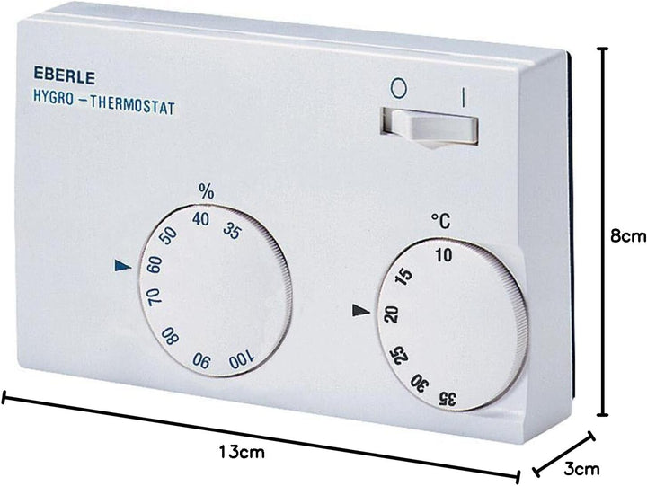 Eberle HYG-E 7001 Raumthermostat Aufputz 10 bis 35 °C