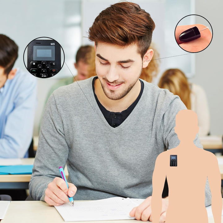 PingaOculto Spion Kopfhörer Prüfung GSM Mini VIP Pro Unsichtbare Kopfhörer für NanoSIM mit Mikrofon