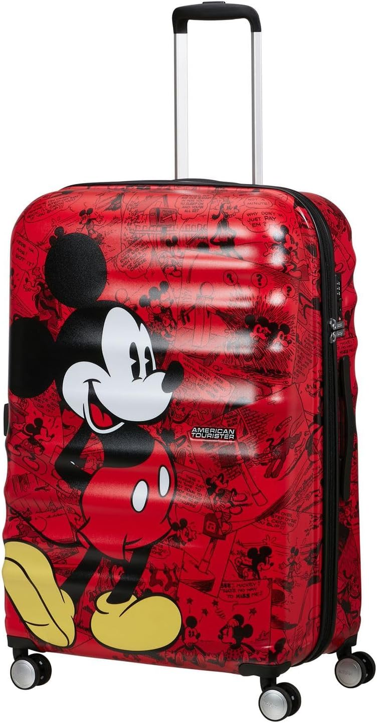 American Tourister Wavebreaker Disney FL - Spinner L, Koffer, 77 cm, 96 L, Mehrfarbig (Mickey Comics