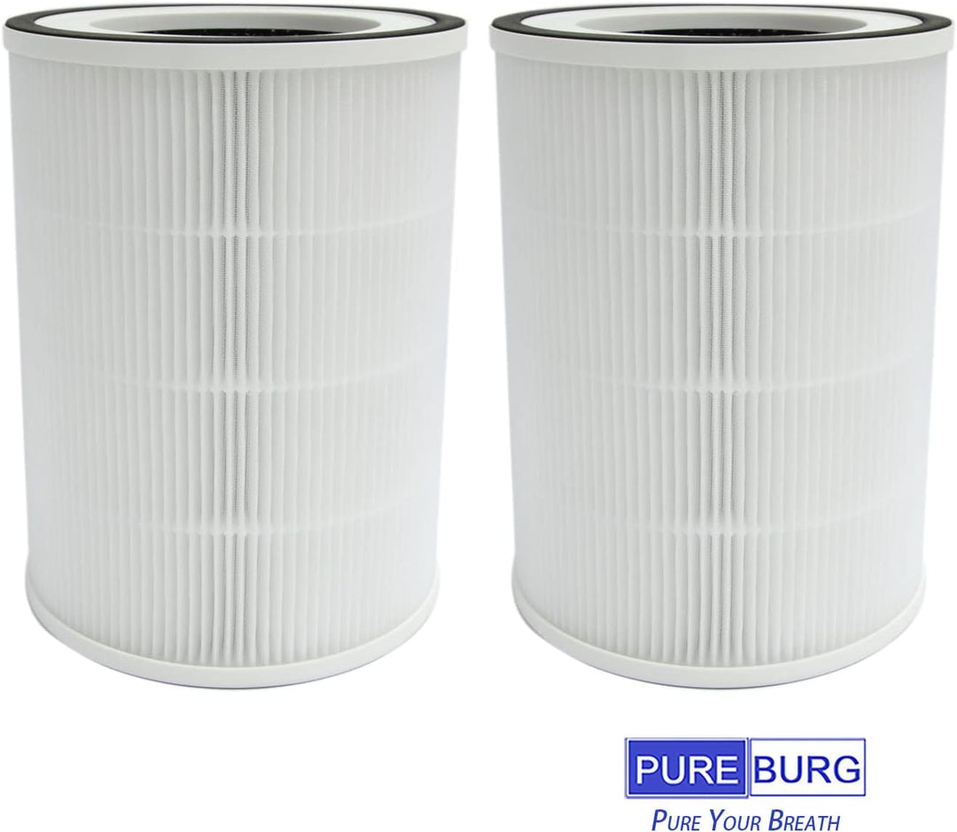 PUREBURG Ersatz-HEPA-Filter, kompatibel mit Himox HIMOX-H10 Luftreiniger, H13 4-stufige Filtration,