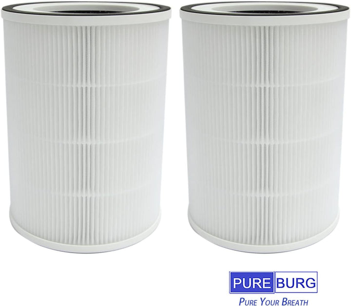 PUREBURG Ersatz-HEPA-Filter, kompatibel mit Himox HIMOX-H10 Luftreiniger, H13 4-stufige Filtration,